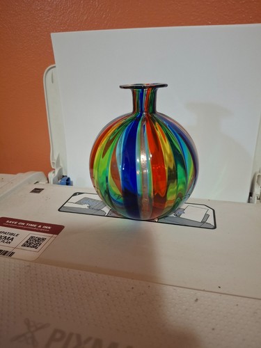 Vaso vetro artistico murano - vetro,