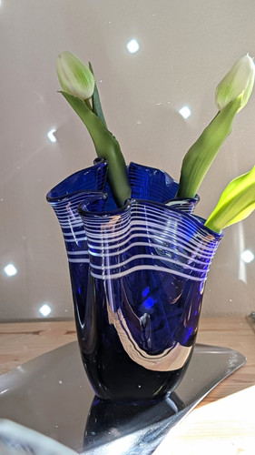 Vaso fazzoletto murano - fazzoletto,