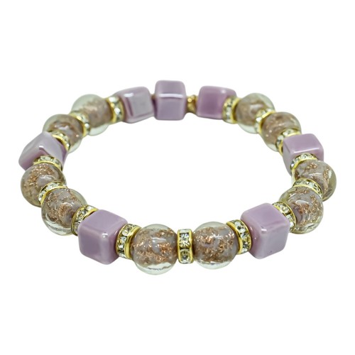 Bracciale vetro murano - bracciale,
