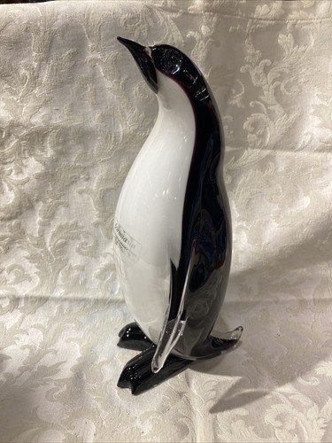 Pinguino vetro murano - di,