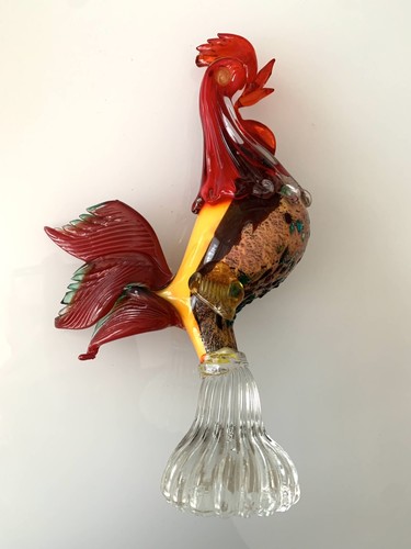 Gallo vetro murano - vetro, anni