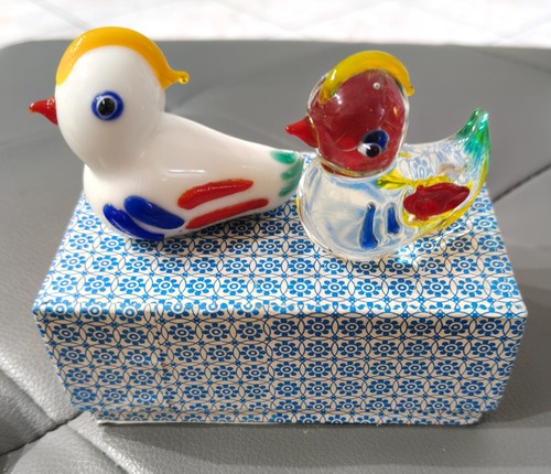 Coppia statuine anatre - statuine,