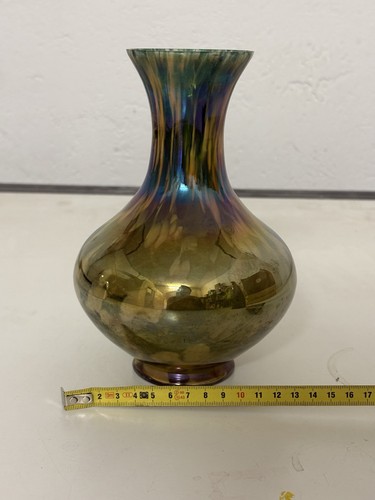 Vaso vetro iridescente