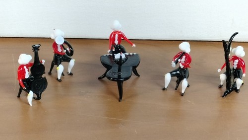Gruppo musicisti vetro - di,
