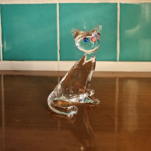 Gatto vetro soffiato - gatto, di