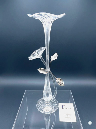 Vaso calla murano vetro - murano,
