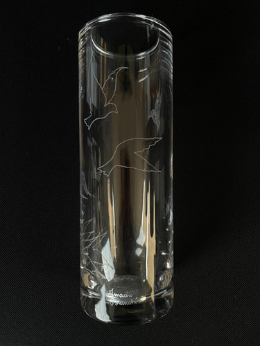 Vaso vintage cilindro - vintage, vetro