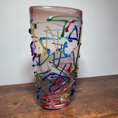 Vaso vintage vetro murano - vetro,