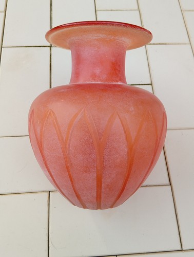 Vaso murano vetro satinato - satinato, e