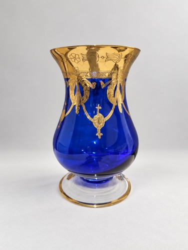 Vaso vintage blu - , con