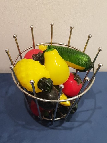 Cesto portafrutta acciaio - in,
