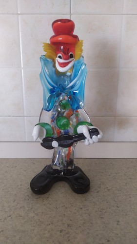 Clown pagliaccio vetro di - pagliaccio, in