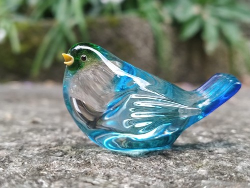 Uccellino vetro murano - vetro,